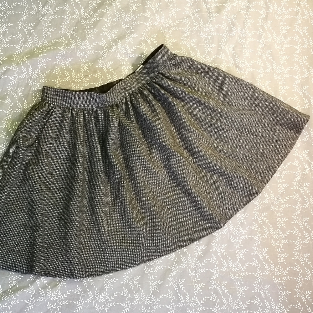 S JACOB Pocketed Skater Skirt